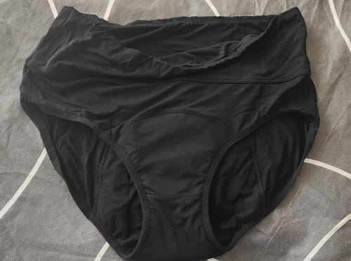 Customer photo review of Boxer Menstruel Taille Haute Maxie (Lot de 3)