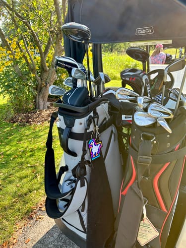 Customer photo review of KRADUL LUX 9.5" 14-Way Hybrid Stand Bag: Fossil