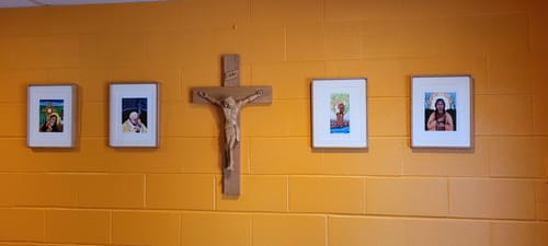 Customer photo review of John Paul II Art Print