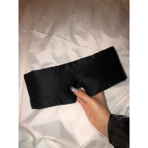 Customer photo review of Masque de Sommeil Profond 100% Soie