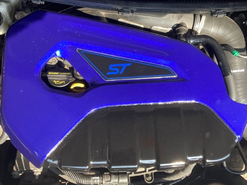 Customer photo review of Engine Cover Gel Badge - MK7.5 Fiesta ST180 / ST200
