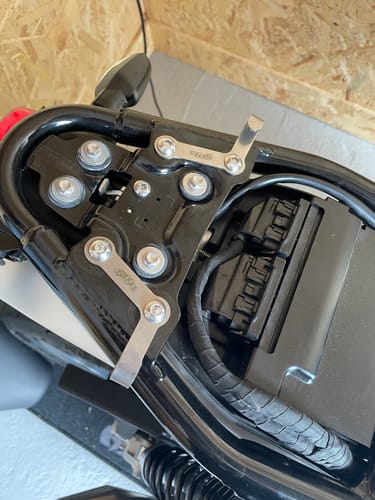 Customer photo review of Brogue Triumph Modern Classic Helmet Hook (lock) - 2016+ Triumph Speed Twin, Thruxton R/RS, Bonneville T100 & T120, Street Twin / Cup