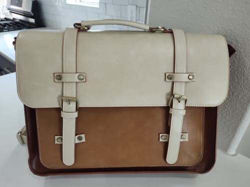 Customer photo review of Sombre Vintage Briefcase