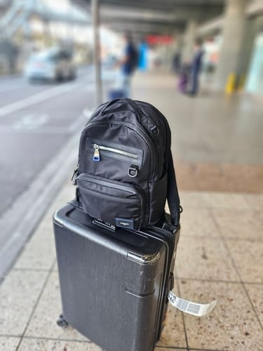 Customer photo review of Everyday Business Backpack in Black