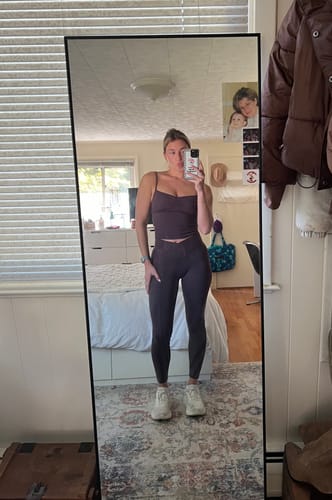 Customer photo review of The Ballet Tank / Espresso