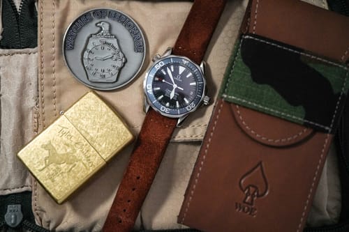 Customer photo review of Travel Pouch and Challenge Coin (NEW)