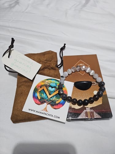 Customer photo review of Pulsera del Zodíaco: Acuario (8 mm)