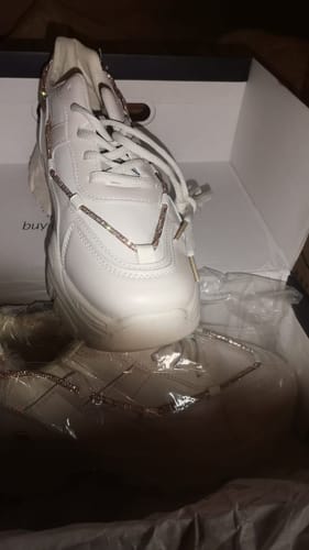Masala M. review of Miss Black Vetto 1 Sneaker - Bone image 1 out of 2