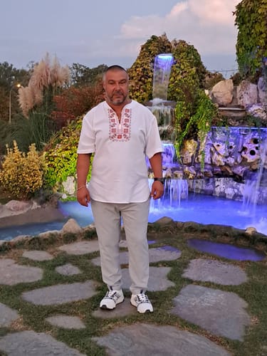 Customer photo review of Мъжка риза с къс ръкав "Традиционна"