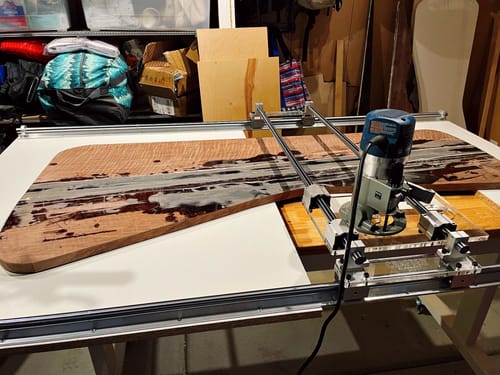 Customer photo review of Router Sled - Wood Slab Flattening Mill