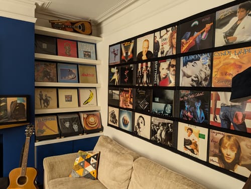 Customer photo review of Record Roots Tabletop Storage System
