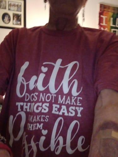 Customer photo review of First Faith Box - Faith Makes Things Possible