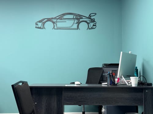 Customer photo review of 911 GT3 RS Model 992 Metal Silhouette