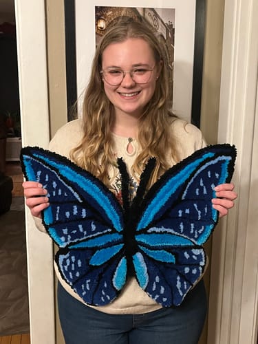 Customer photo review of Tuft Love Group Tufting Classes (Superior, CO)