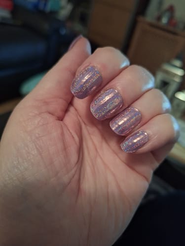 Customer photo review of Purple Prism Shimmer