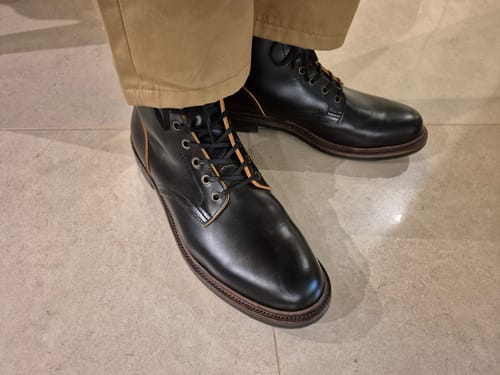 Customer photo review of Plain Service Boot - luosjiet®boots - Black TeaCore OTA Cowhide