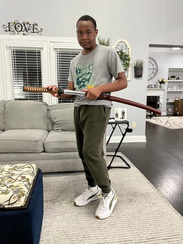 Customer photo review of Rurouni Kenshin sword
