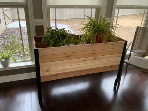 Customer photo review of 18" x 48" Raised Garden Bed