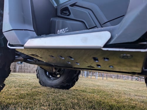 Customer photo review of Aluminum Footwell Skid Plates for Can-Am Outlander 500/700 & PRO