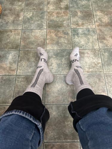 Customer photo review of Men's Alpaca Socks