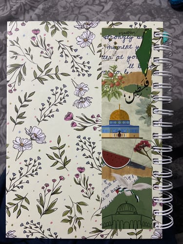 Customer photo review of İbadet Rehberi İslami Planlayıcı Çiçek Desenli Kapak