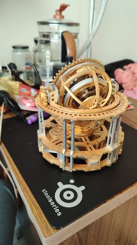 Customer photo review of Spherical Tourbillon Chronograph 3D Wooden Puzzle