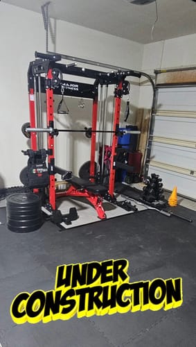 Customer photo review of Major Fitness F22 All-In-One Home Gym Power Rack
