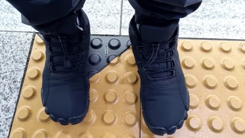 Customer photo review of Winter Barfußschuhe