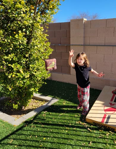 Customer photo review of 2025 Fire Vengeance X Cornhole Bags - Set of 4