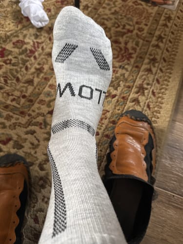 Customer photo review of Men's Alpaca Socks