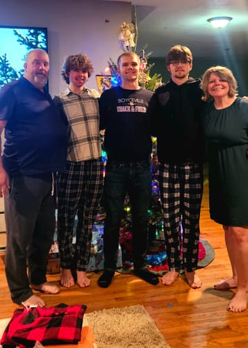 Customer photo review of Balloon Sleeve Tie Waist Dress