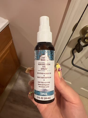 Customer photo review of Magnesium Spray - 2 Fl Oz
