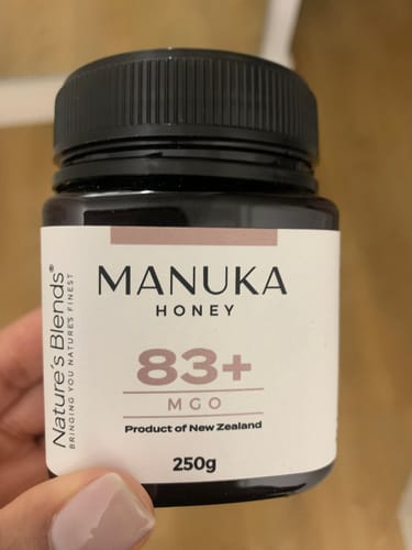 Customer photo review of Manuka Honey 83+ MGO 250g