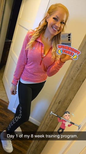 Customer photo review of Standard 8-Week Tone and Tighten Program - At Home