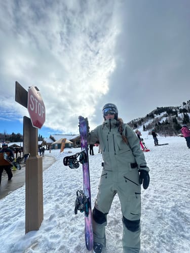 Customer photo review of Women Outdoor Hooded Ski Suits Winter One Piece Snowsuits Jumpsuits