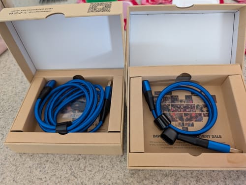 Customer photo review of Volta MAX 240W Cable Set (Copy)