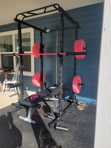 Customer photo review of RitFit P6 All-In-One Pink Home Gym Package