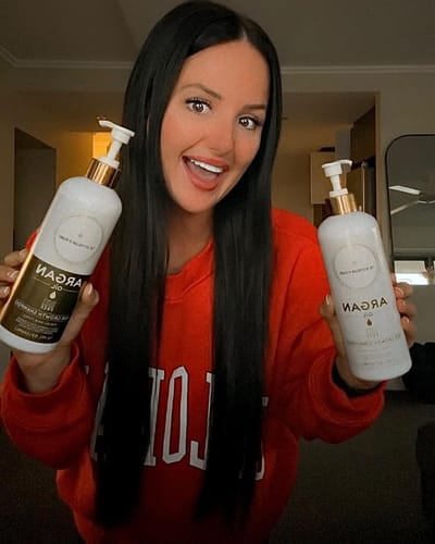 Customer photo review of Organic Shampoo Set