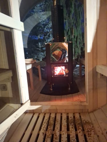 Customer photo review of Smartmak® 2 People Barrel Sauna Kit - Barrel 2