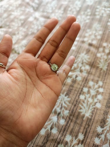 Customer photo review of Silver Sonata Ring