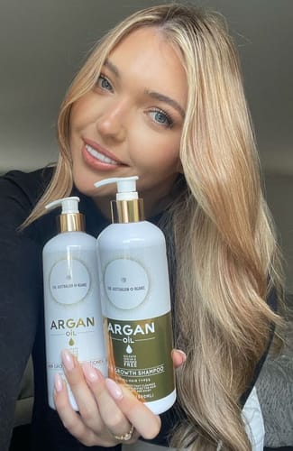 Customer photo review of Organic Shampoo Set