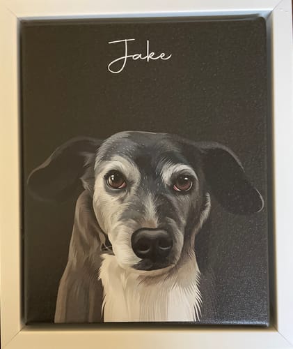 Customer photo review of Pet Art Canvas Wrap