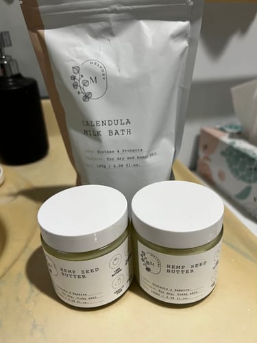 Customer photo review of Skin Rescue Set Hemp & Calendula