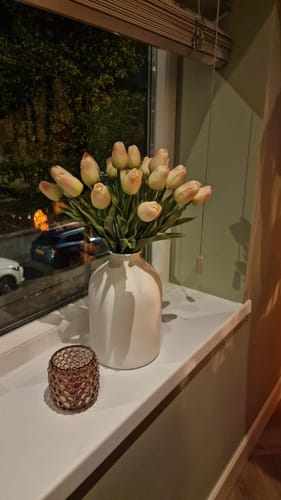 Customer photo review of Tulipes - Vieux rose (25 Tiges)