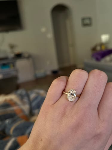Customer photo review of The Milgrain | Oval