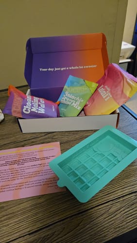 Customer photo review of KNAFEH STUFFED CHOCOLATE BAR