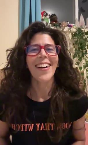 Customer photo review of CLASSIC BLUE LIGHT GLASSES