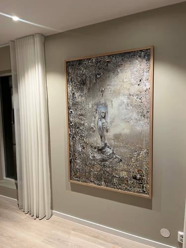 Customer photo review of Silhouette in Sand print extended