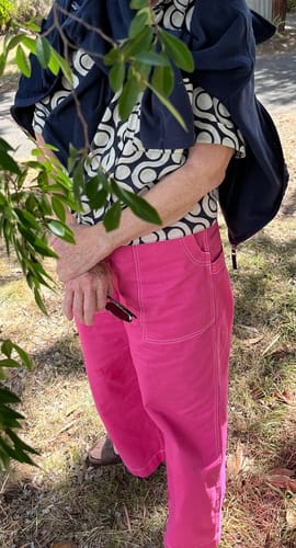 Customer photo review of Construction Pants - Saltlake Pink