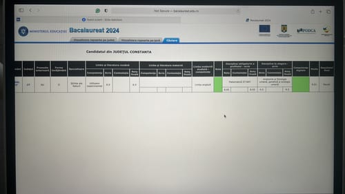 Recenzie cu fotografie de la un client despre Pachet Bacalaureat (Română + Matematică + Geografie) Bacademia